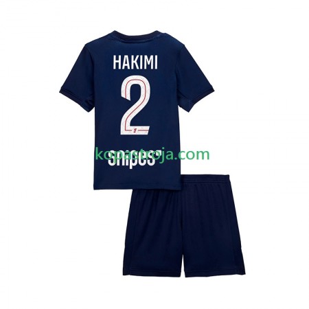 Billiga Fotbollströjor Paris Saint-Germain Hakimi 2 Barn Hemma tröja 2025/26 Kortärmad
